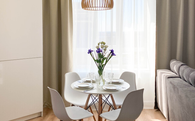 Dizaynerskie apartamenty u Parka Pobedy Flat