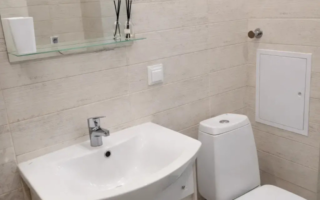 Квартира Небесная студия на 16 этаже / 4гостя / удаленное заселение