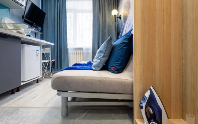 Апартаменты Студия с Кухней с Дизайнерским Ремонтом