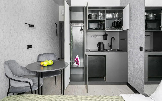 Апартаменты в ЖК Park Side в Монохромном Стиле 7