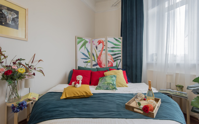 Квартира GM Apartments Стильная Трехкомнатная на Бульварном кольце