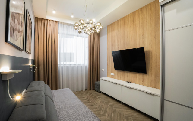 Апартаменты двухкомнатные с видом на море и город