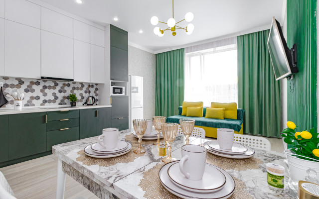 Yevrodvushka s Vidom na Barys Arena Apartments