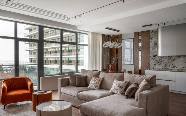 Апартаменты Трехкомнатные Luxury Dubai с двумя спальнями