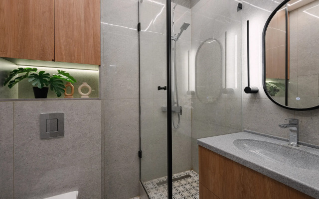 Yevro Dvushka S Dizaynerskim Remontom Shosse Entuziastov Flat