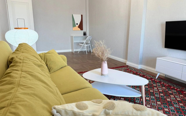 Квартира Двухкомнатная Светлая в Новостройке с Видом на Море