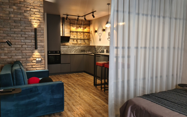 Квартира Дизайнерский Лофт с видом на закат