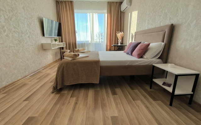 Апартаменты 1к у Херсонеса, ТЦ Муссон на 3 Гостя в 15 Мин. от Пляжа с Отличным Видом