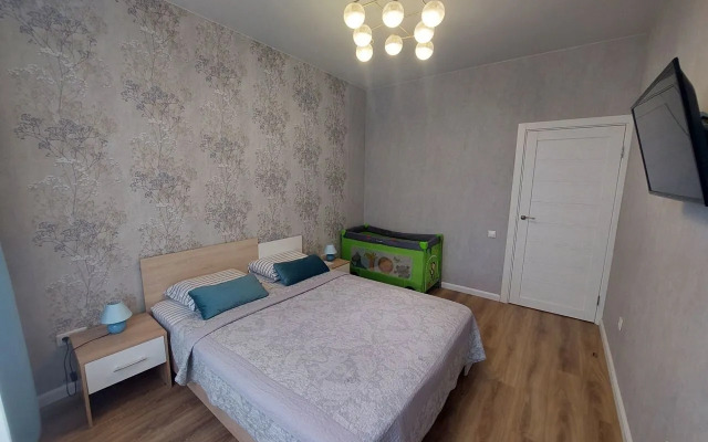 Квартира с видом на реку Кубань у парка Солнечный остров