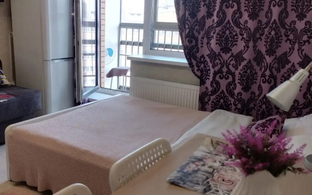 Апартаменты Студия на 16 этаже с большой лоджией в Мурино