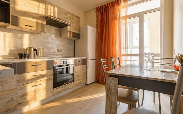 Апартаменты в спокойных тонах ЖК Большой Lounge балкон удобный матрас