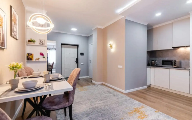 V Modnom Zhk Vblizi Trts Mega Almaty Apartments