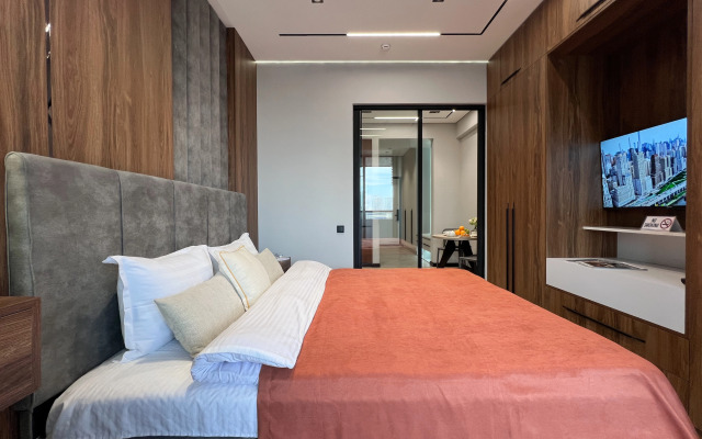 Апартаменты Элегантная студия с панорамным видом на Ташкент Сити