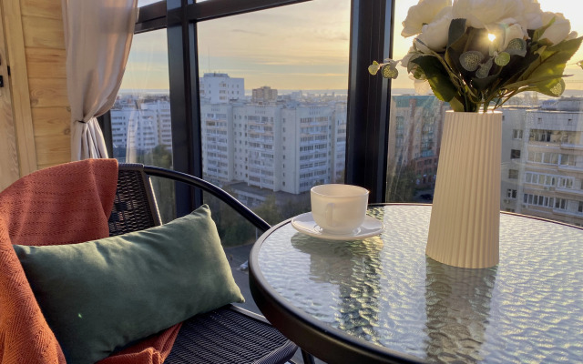 Квартира Студия в центре Казани с панорамными окнами