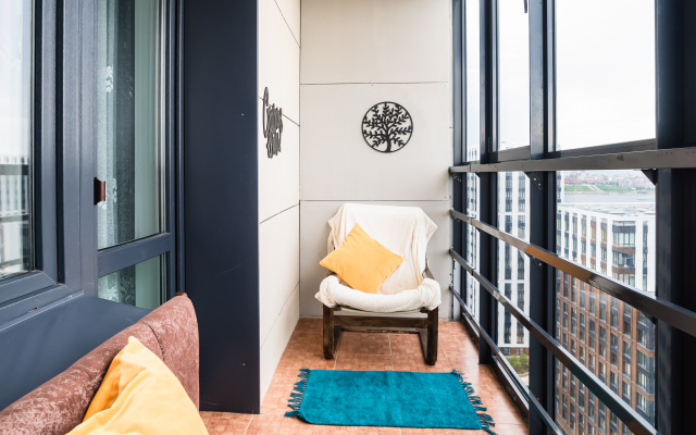 Квартира с Панорамным Видом с 19 Этажа у Аквапарка