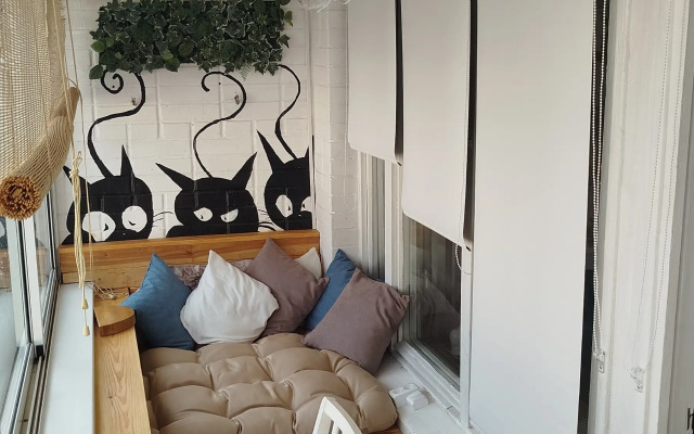 Квартира Атмосферное Жилье с Уникальным Дизайном