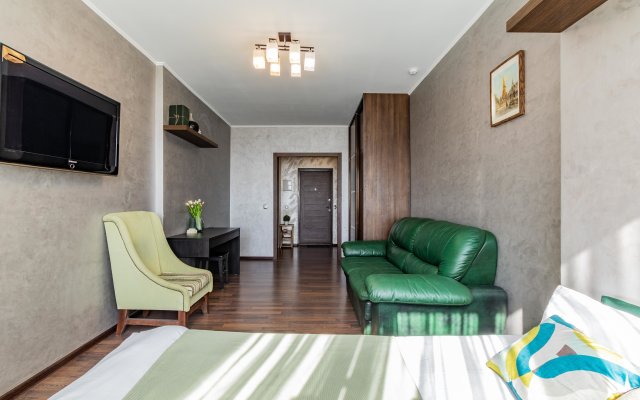 Однокомнатные апартаменты Stepanenkov с видом на город на Белинского 177а/3