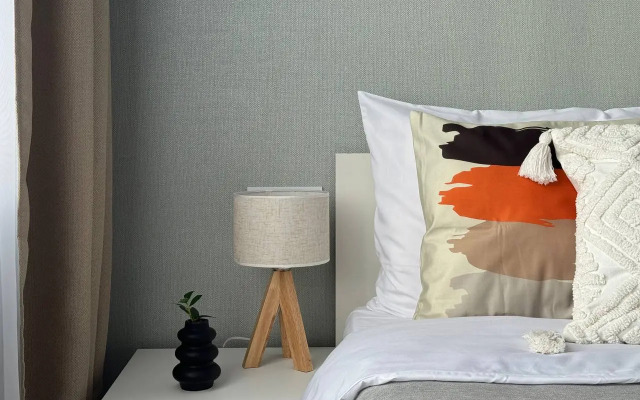 Квартира Стильная Cтудия с Видом на Золотой Мост