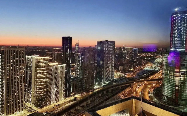 Sky City Moscow Luchshiy Zakatniy Vid na 43etaghe v Moskva City Apartments
