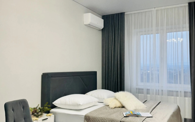 Kvartira Dvuhkomnatnyj Loft s Panoramnym Vidom na Gorod i Park