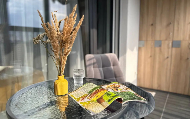 Квартира Уютная студия с видом на Неву