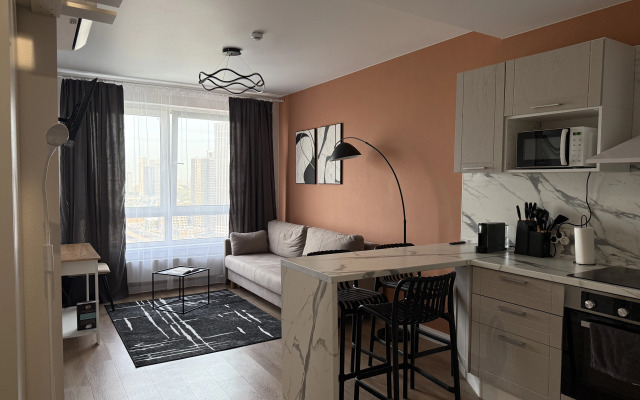 Апартаменты евродвушка с видом на Москва-Сити