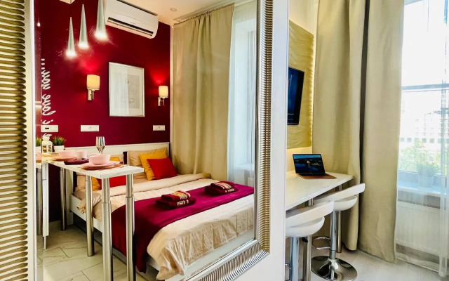 Квартира Крacивaя дизайнеpская студия в центpе Mоcквы