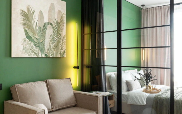 Квартира студия с видом на Москву реку