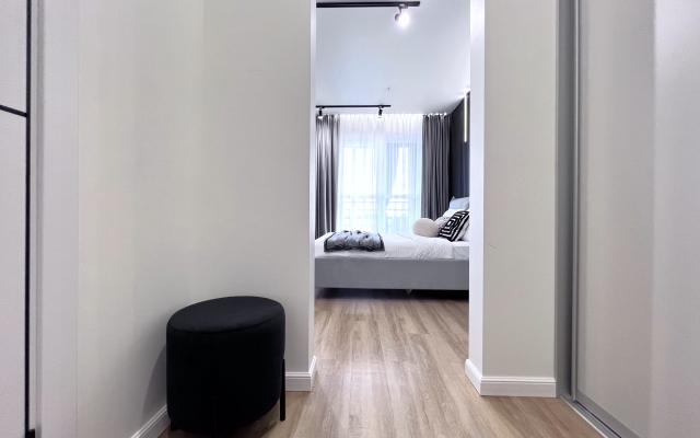 Vidovaya studiya s khammamom u reki Apartments