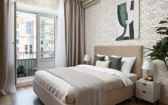 Квартира GM Apartments Легендарная Двушка на Тверской у Садово-Триумфального Сквера