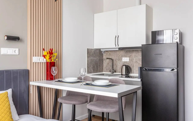 Inhome24 Spokoynaya oranzhevaya Studiya V Zhk Tushino Apartment
