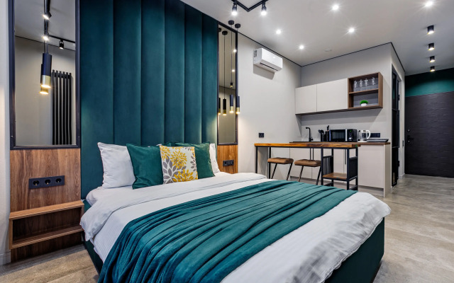 Studiya Na Shelepikhinskoy Naberezhnoy Malakhit Apartments