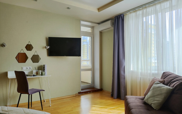 Квартира Просторная однокомнатная квартира в современном жилом комплексе