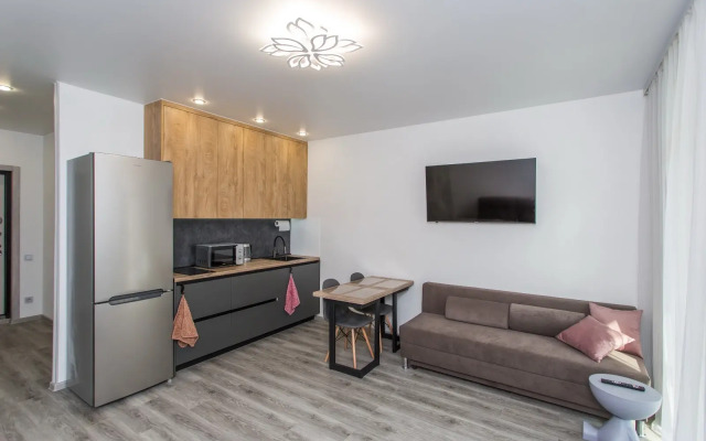 Квартира-студия уютная в новом доме