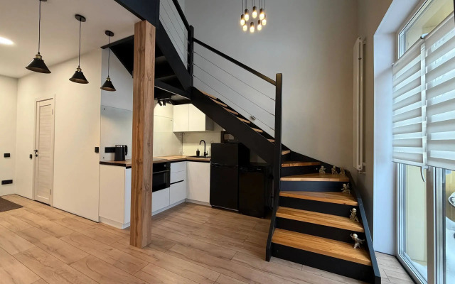 Квартира Двухуровневая в Стиле Лофт