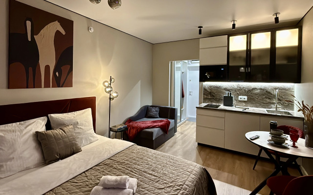 Lyuks Studiya V Zhk Biznes-Klassa I Dizaynerskim Remontom Flat