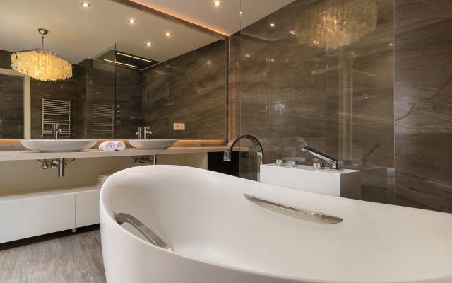 Karat Hyatt s 2 spalnyami i vidom na more Apartments