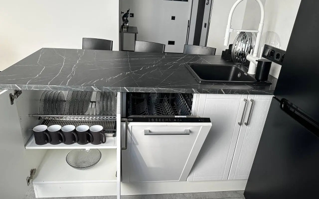 Квартира Top Rooms с эксклюзивным видом на набережную Москва-реку