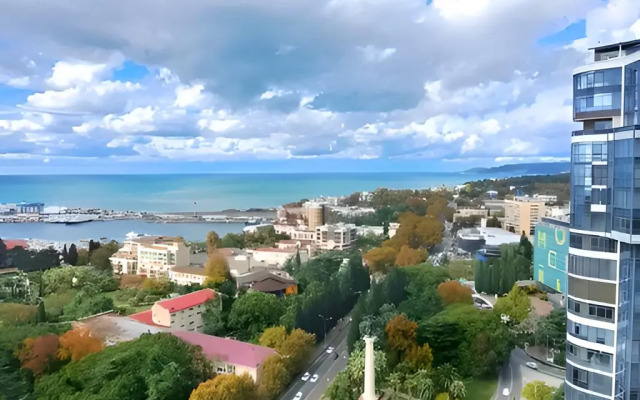 Апартаменты с Шикарным Видом на Море в Центре Сочи