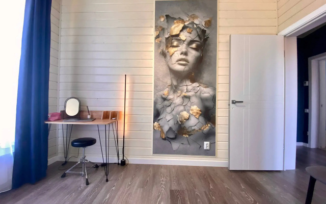 Частный дом дизайнерский великолепной уличной территорией