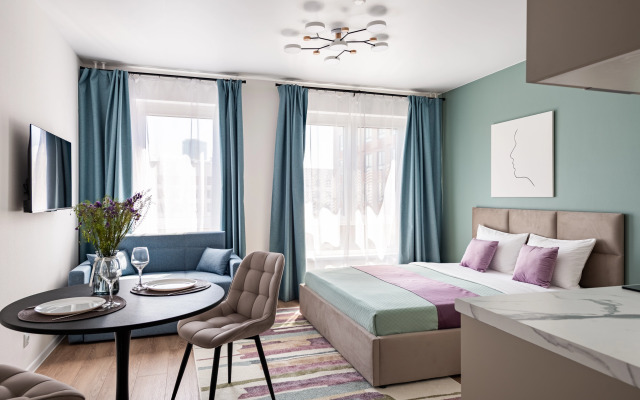 Lavandovye Sny - krasivyj vid na gorod s 31 etazha Flat