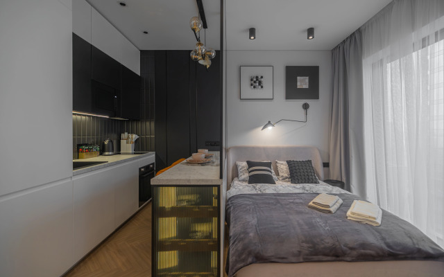 Апартаменты Комфортабельная Студия на 22 Этаже