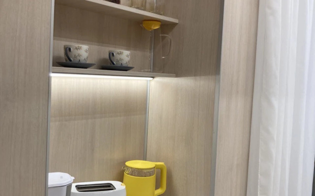 Okhta Park Lyuks Rezort s saunoy i kaminom Apartments