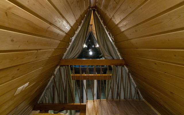 Гостевой дом A-Frame 40 с панорамным остеклением
