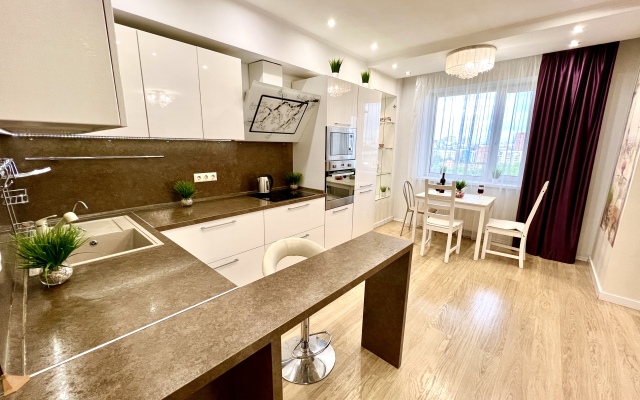 Studiya na 13-m Etazhe v ZHK Sovremennik Apartments