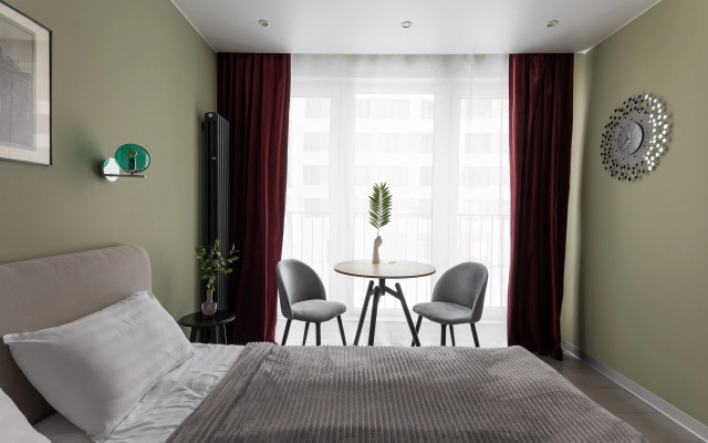 Dvukhmestnye New Horizon STAY s dizainerskim interyerom Flat