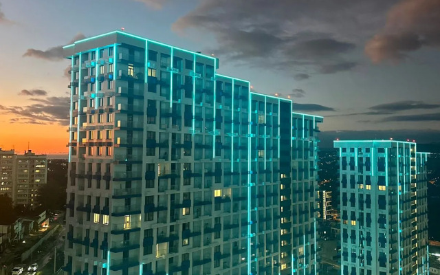 Квартира Живите на высоте: шикарная квартира с захватывающим видом на море в ЖК Кислород