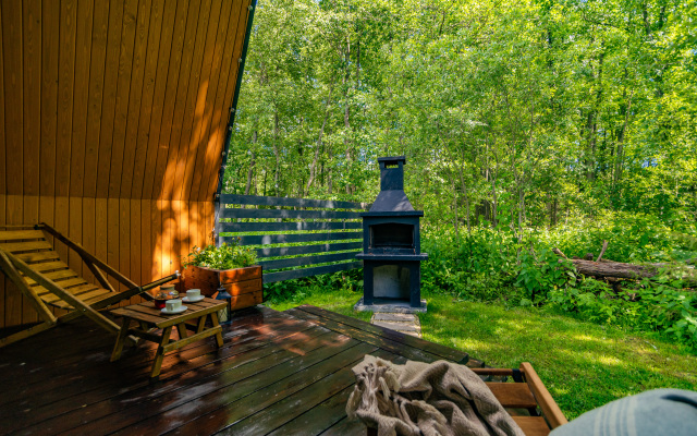 Barnhaus №1 s drovyanoj banej i goryachej kupel'yu, na 7 gostej Private House