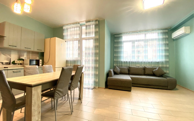 Zhk "poseydon" 836. Mamayka. Dvukhkomnatnaya S Balkonom (Trustcontrol) Flat