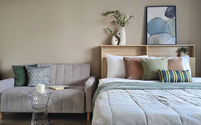 Velvet S Balkonom I Vidom Na Reku Flat
